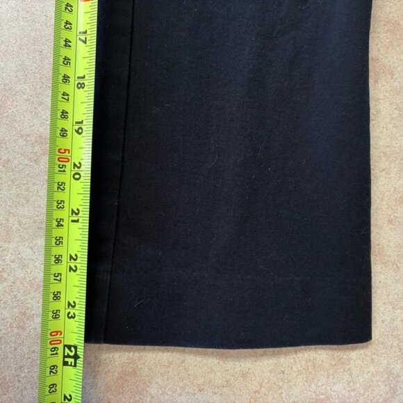 Anthropolgie Maeve Black Mid Rise Crop Ankle Stretch Dress Pants - Picture 13 of 14